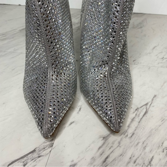 Steve Madden Vivy Rhinestone Pointy Toe Bootie 7M - Picture 11 of 15